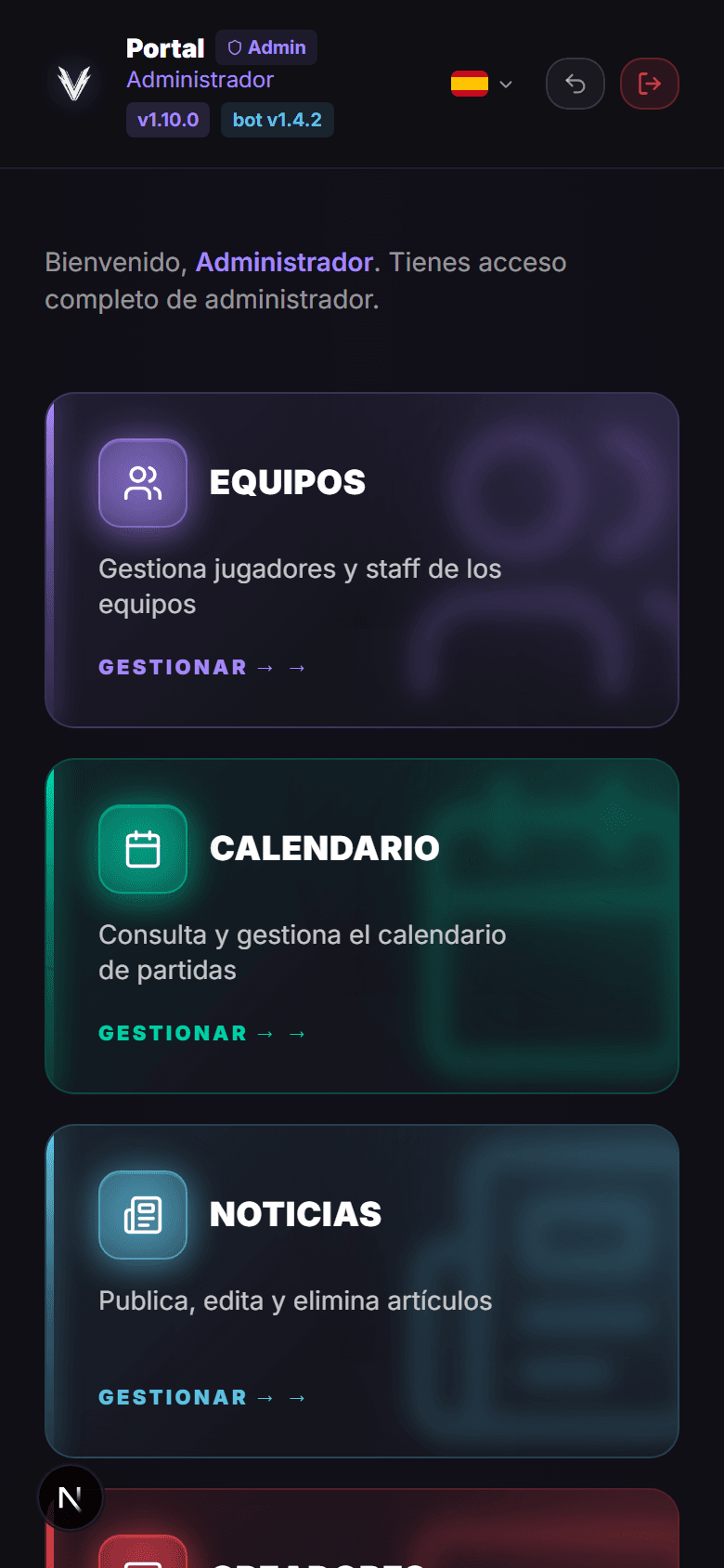 Portal en iPhone